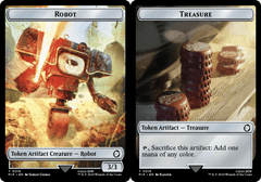 Robot (0016) // Treasure (0018) Double-Sided Token